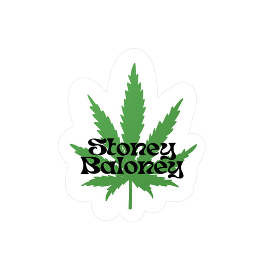 Stoney Baloney Pot Leaf Sticker